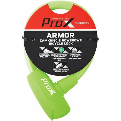 2085746050296_ZAMKNIĘCIE PROX ARMOR PĘTL 12X600 MM ZIELONE SILIKON 2XKLUCZYK.jpeg