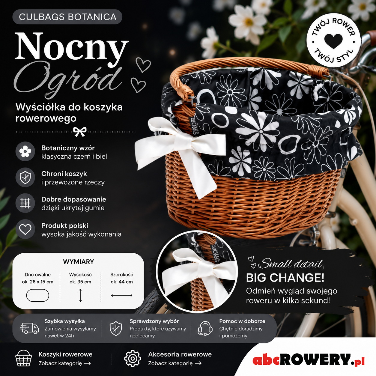 CULBAGS Botanica Nocny Ogród